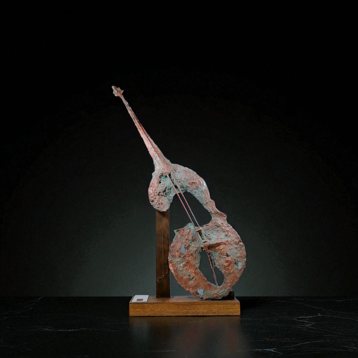 Expressive Portrait Sculpture By Alan Harris, 14 X 28, Golden Age Of Music, Original Artwork