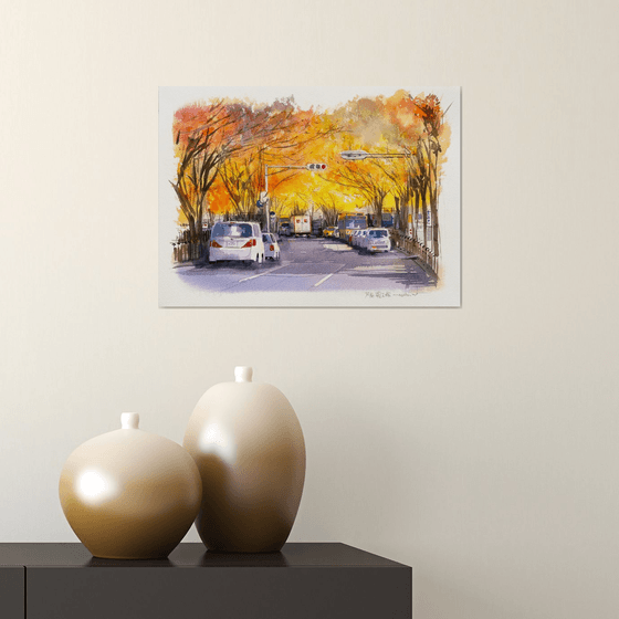 Autumn Golden Avenue