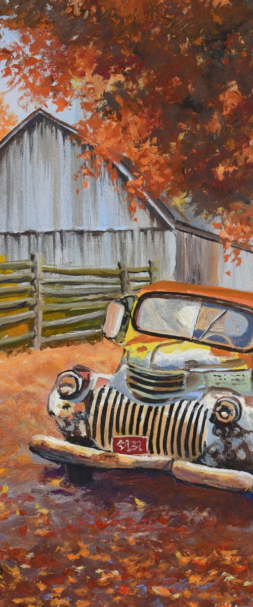 ‘Grandpa's old truck’ by Lucia Verdejo
