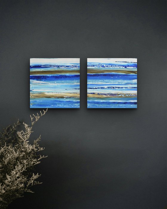 Aqua 11 (Diptych)