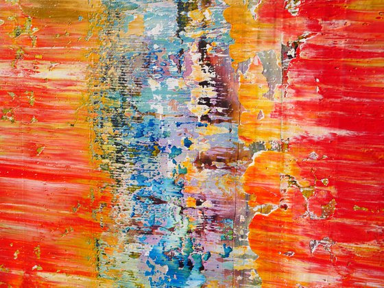 80x65cm Abstract Landscape Painting Original Canvas Art