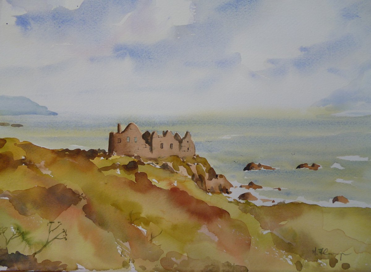 Dunluce Castle by Maire Flanagan