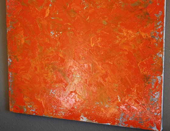 Brilliant Orange Abstract
