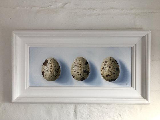 Three Quail Eggs