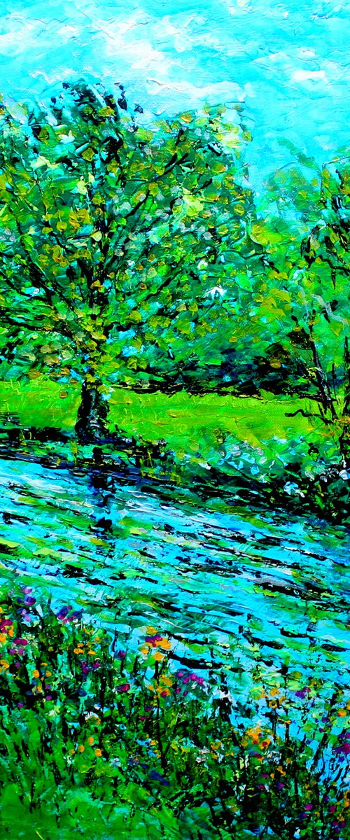 Winchester College Fields by Paul J Best