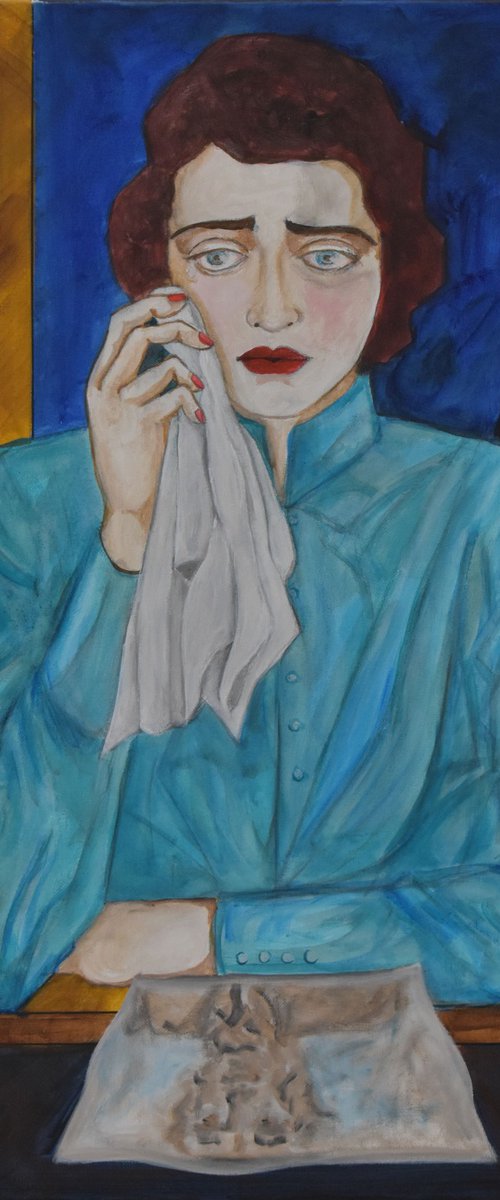 The grieving woman by Nagui