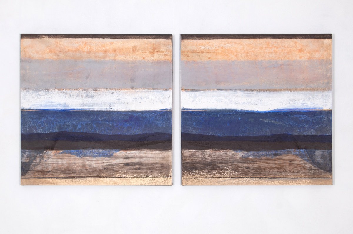 No. 23-36 (170 x 85 cm ) Diptych by Rokas Berziunas