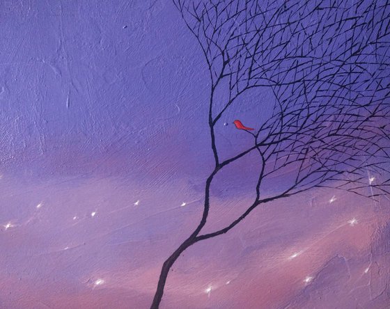 Dreams of a songbird. new painting