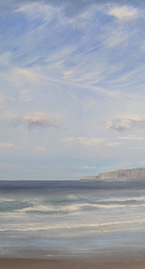 Feather Clouds Filey by Sarah Louise Armstrong