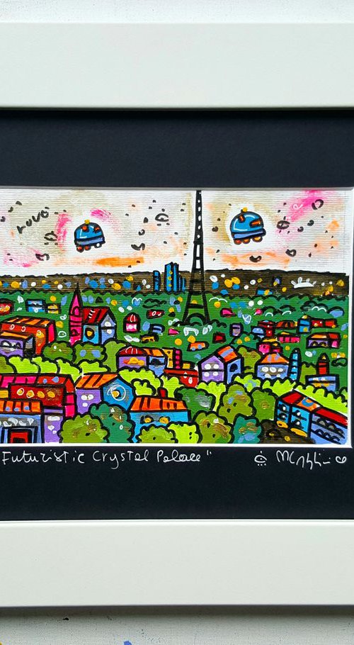 Futuristic Crystal Palace by Maria Luisa  Azzini