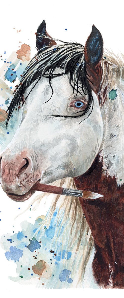 Paint Horse by Annika Schmitt