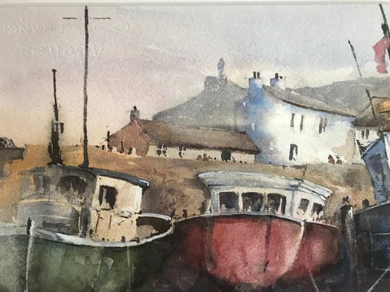 3 boats, Tenby