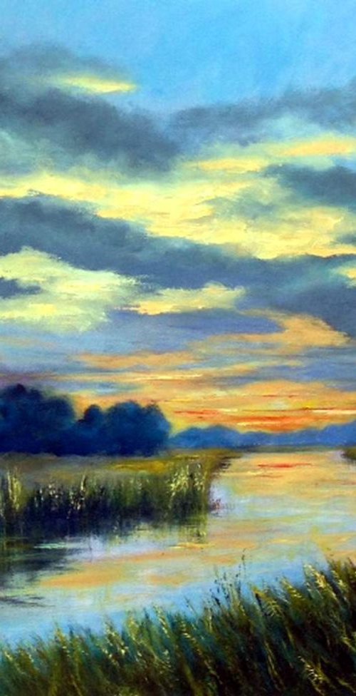 EVENING CLOUDS by BARBARA  HARLOW