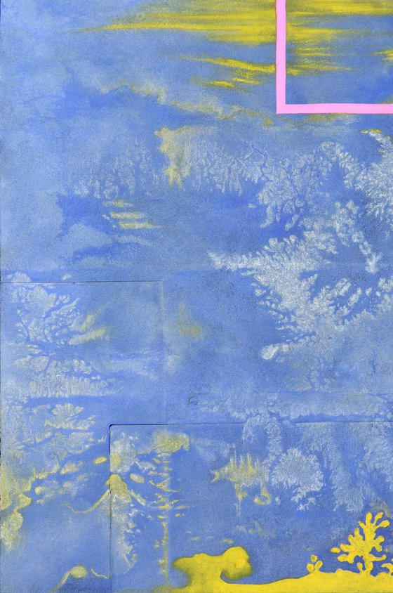 Landscape blue jeans