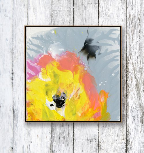 Flowering Euphoria 42 - Floral Abstract Painting by Kathy Morton Stanion by Kathy Morton Stanion