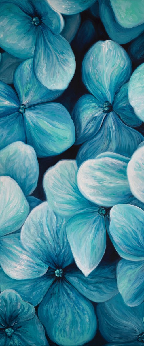 Blue hydrangea by Lada Ziangirova