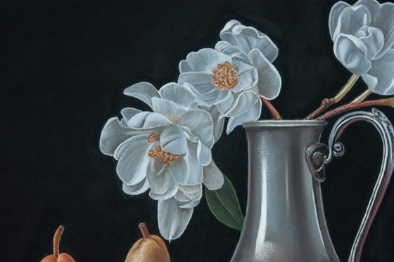 Still Life on Red Cloth