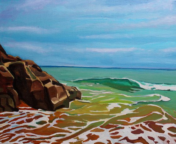 Waves At Fall Bay
