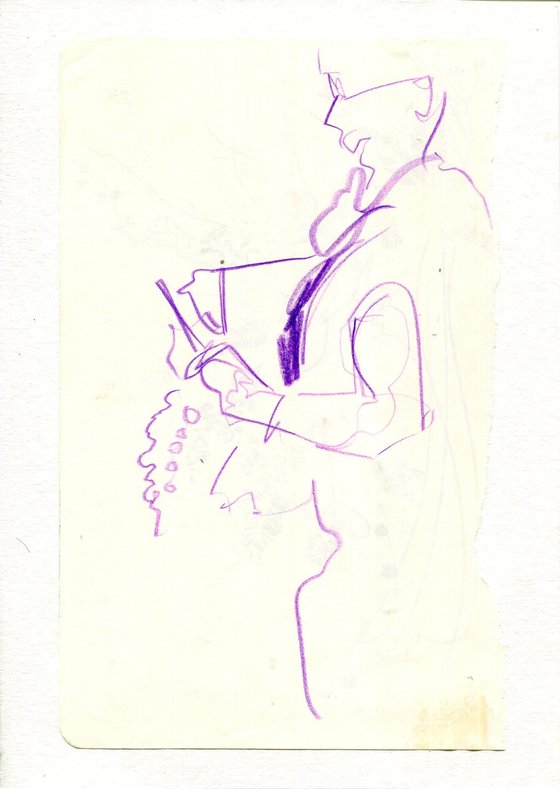 Purple Lady sketch