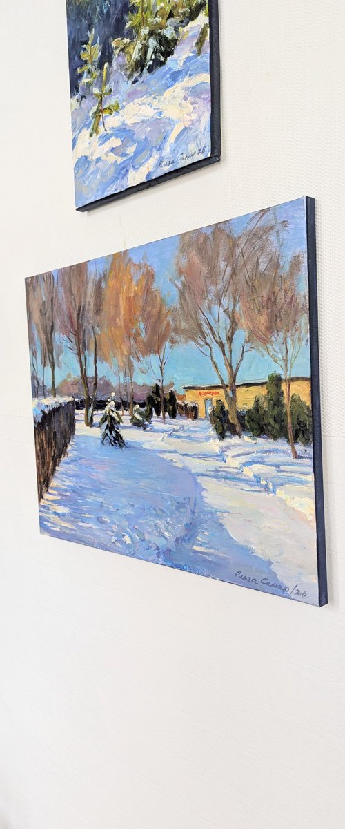 Winter sun day by Olga Samar