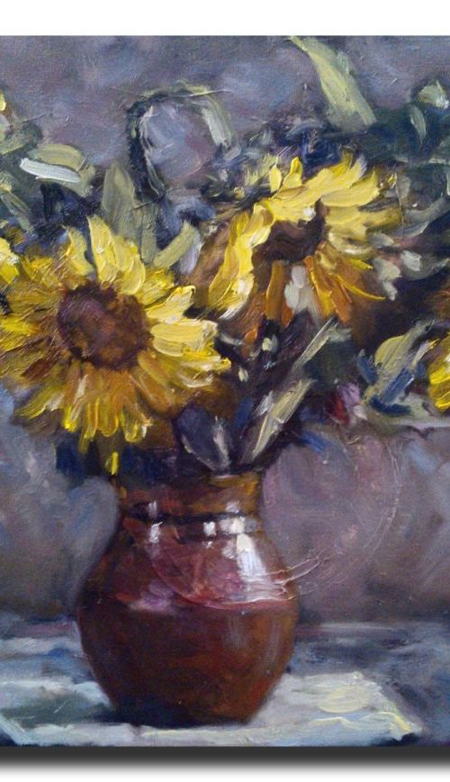 sunflowers by Sebastian Beianu