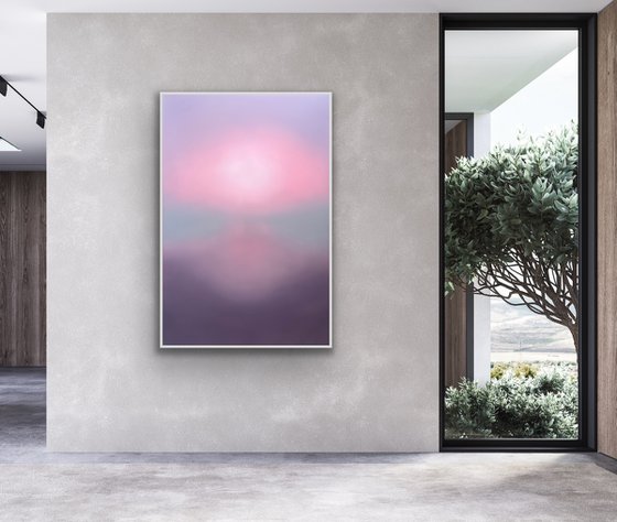 Pastel Abstract Mist Landscape