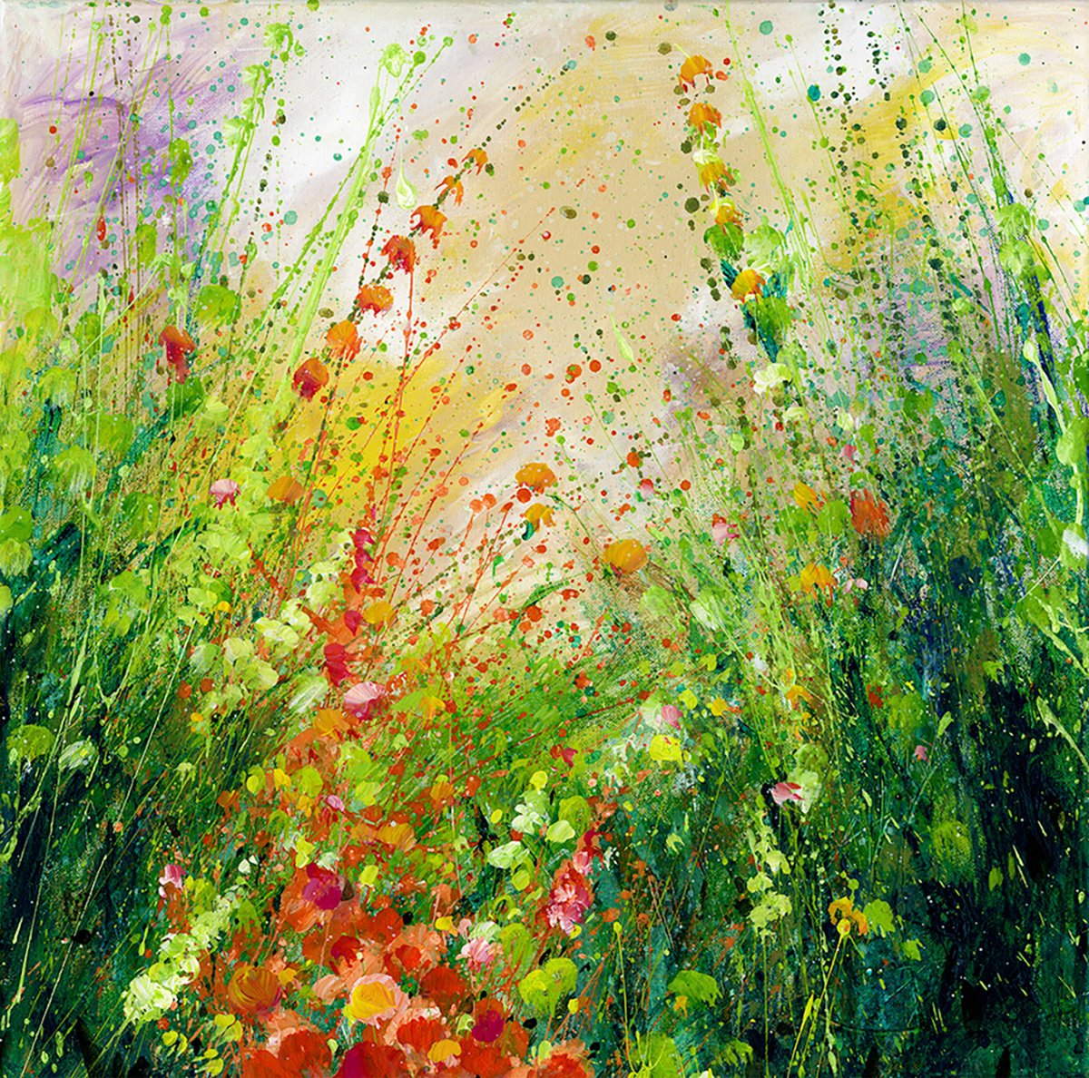  Dreaming In The Meadow By Kathy Morton Stanion, 20 X 20, Artwork For Sale On Artfinder