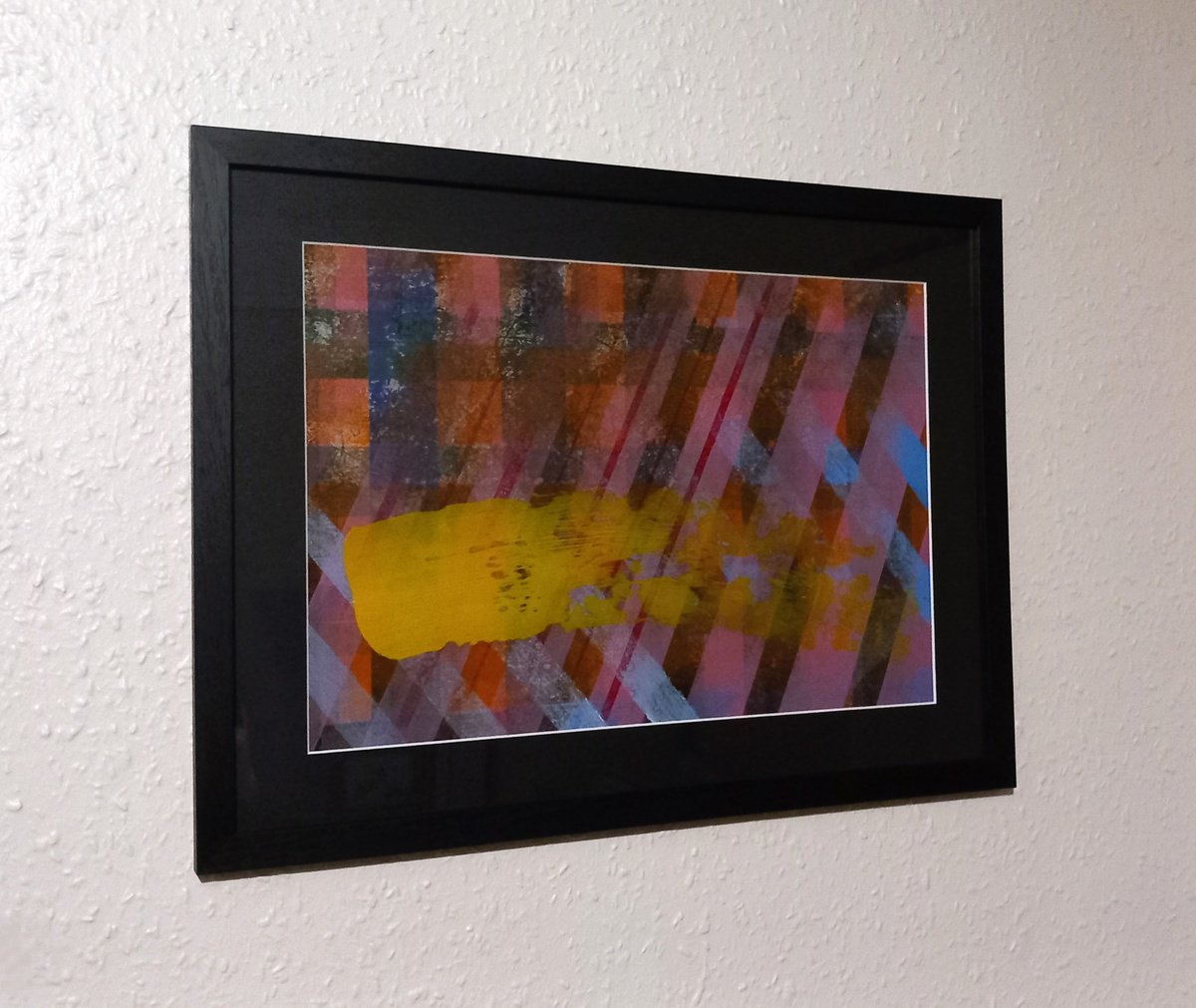 Expressive Landscape Acrylic Painting By Adam Grose Ma Pgce, 16 X 11, Tracks, Original Artwork