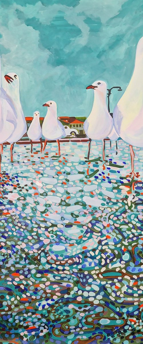 At the beach by Alexandra Djokic