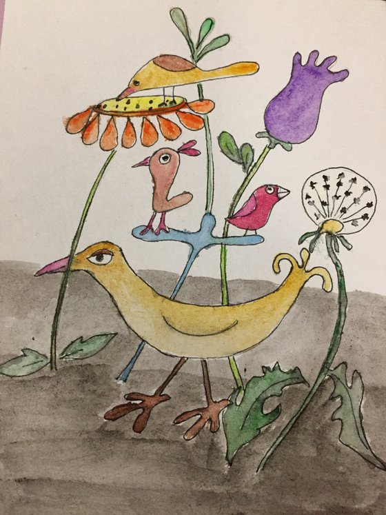 Botanical birds