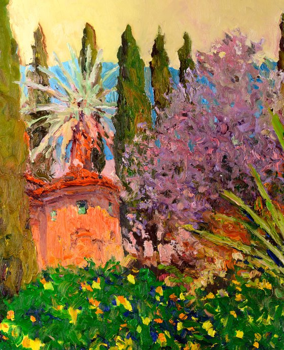 Park with Lemon Trees