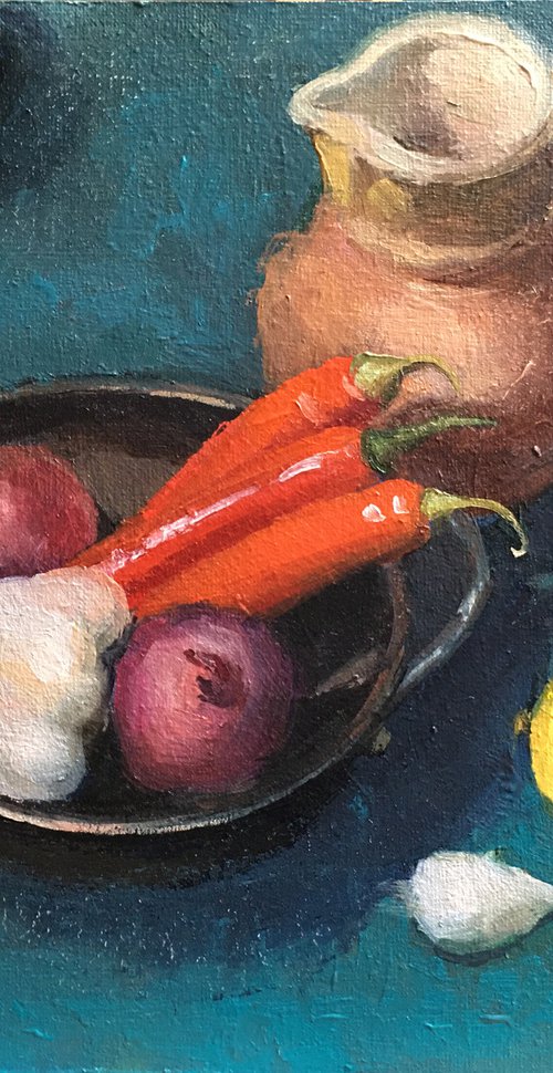 Kitchen Still Life #3 by Ling Strube