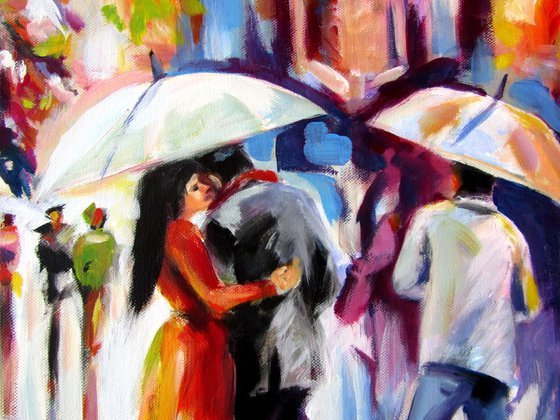 Colorful autumn in the city