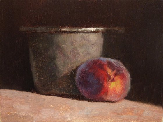 Peach and Pot