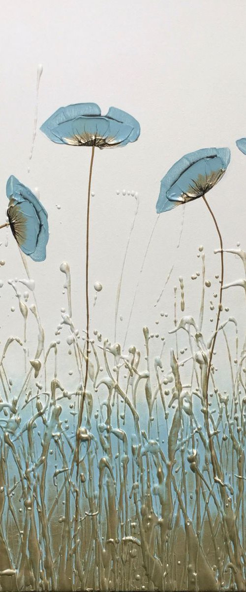 Blue Elegance Landscape by Carol Wood