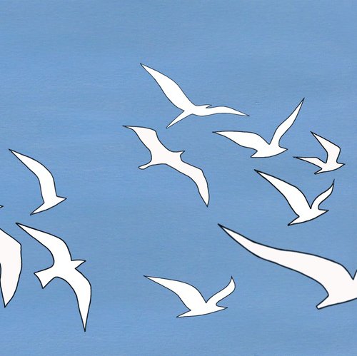 Blue Sky #99 by Marina Krylova