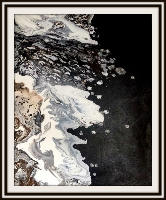 Confluence // Fluid Abstract // 20x16" Canvas