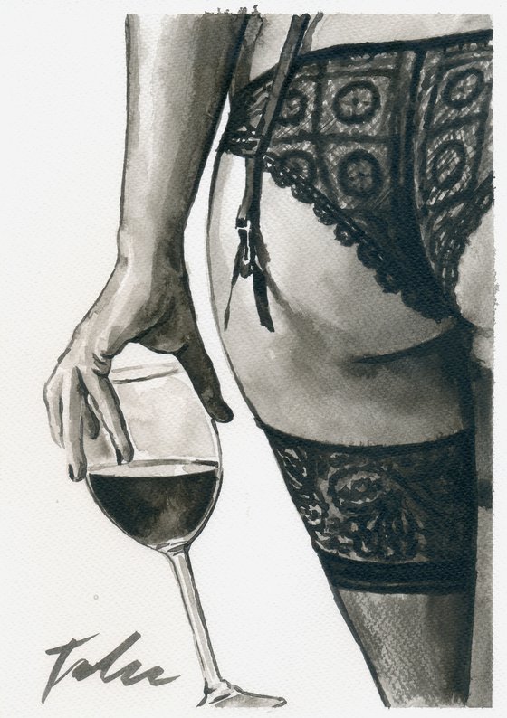 "Wine and lace"