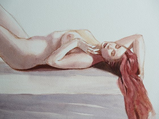 Reclining female nude