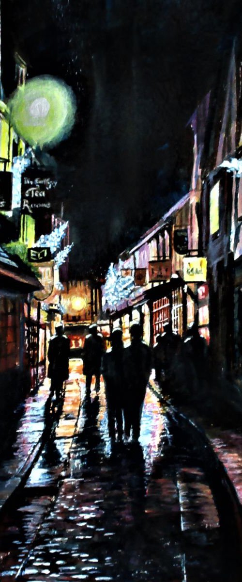 Christmas in the Shambles - York by Max Aitken