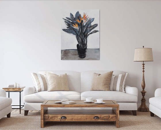 Strelitzia (bird of paradise)