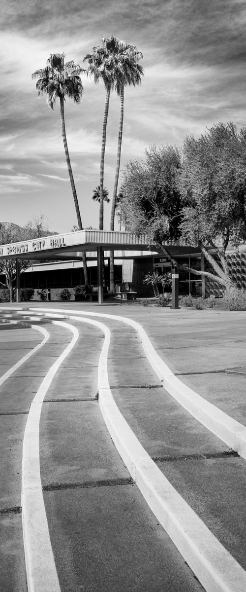 PALM SPRINGS CITY HALL II by Harv Greenberg