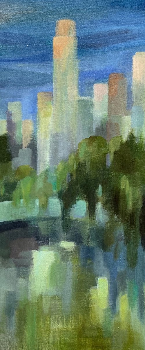 Central Park at Dusk by Silvia  Vassileva