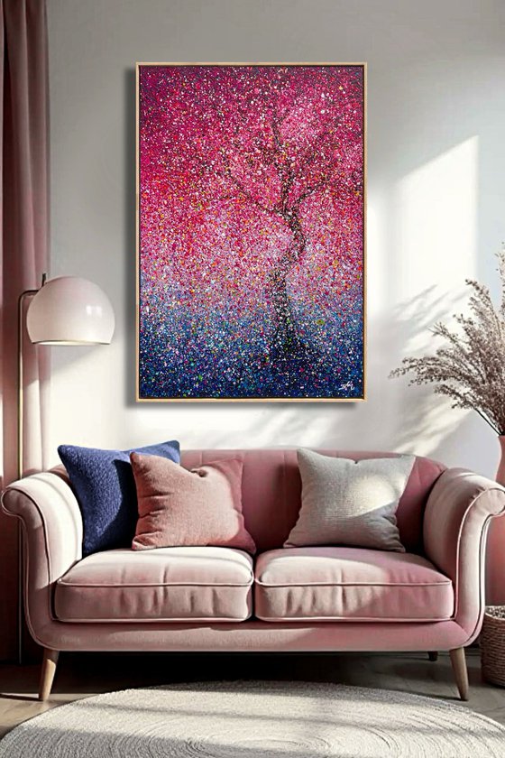 Softly, the Spring Speaks - framed