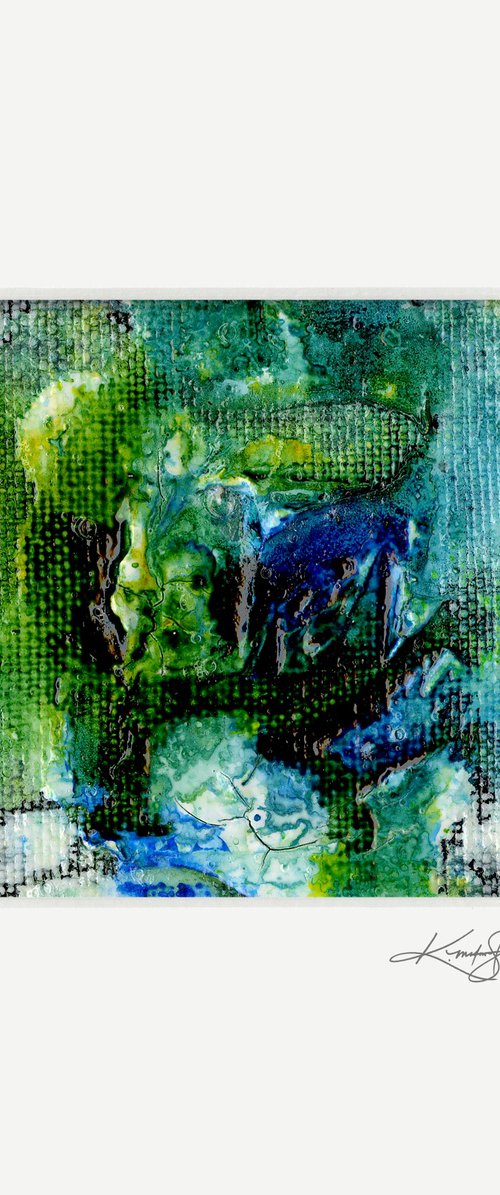 Ethereal Dream 43 - Highly Textural Mixed Media Painting by Kathy Morton Stanion by Kathy Morton Stanion
