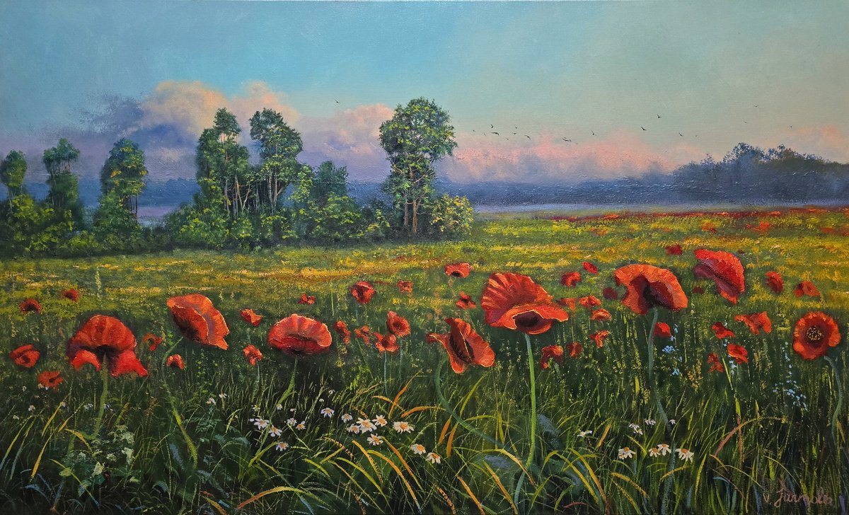 Summer Meadow by Vladimir Jarmolo