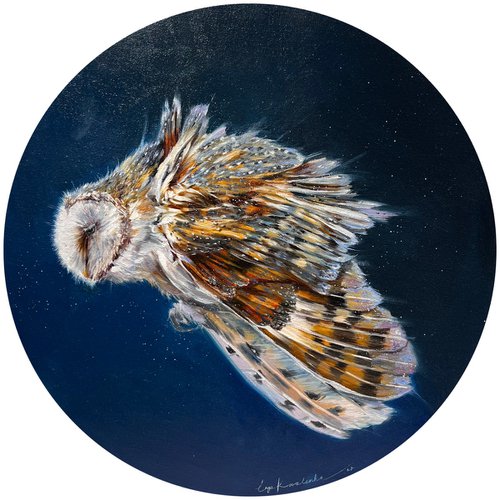 Owl. Golden Wisdom. by Inga Kovalenko