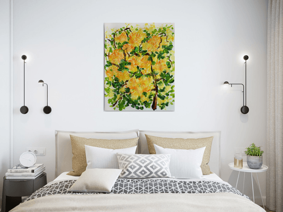 Yellow Fiesta / Original Painting