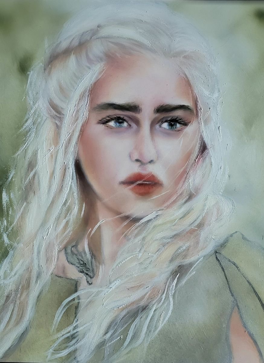 Daenerys Targaryen Game of Thrones Art by Nersel Muehlen