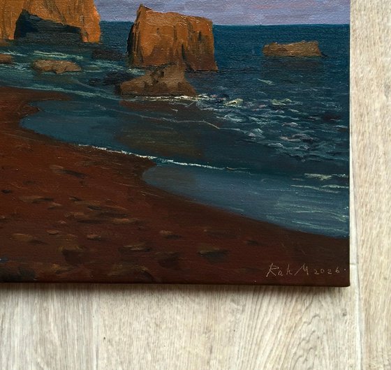 Evening on the shore